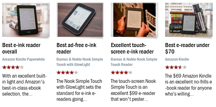 eBook reader reviews